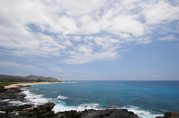 Lava, sand