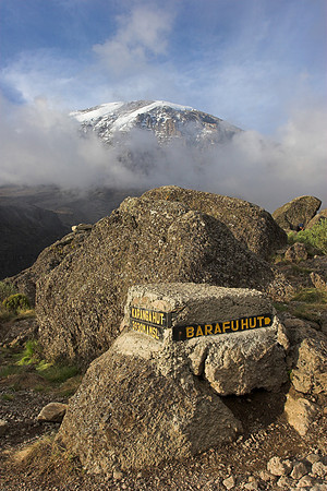 Kilimanjaro from Karanga camp