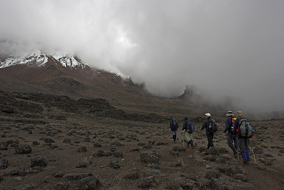 Climbing into the clouds