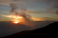Sunset from the slopes of Kili